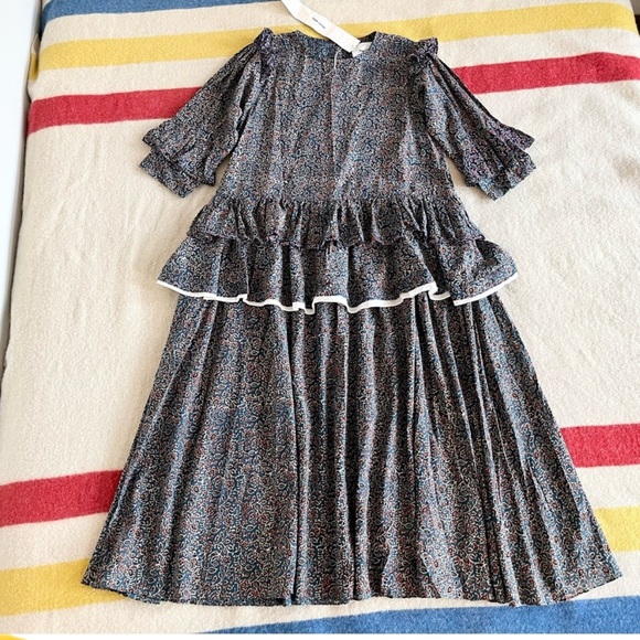 NWT Story MFG tulsi dress in Indigo Ajrakh - Picture 4 of 6